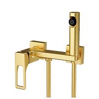 Гигиенический душ со смесителем Splenka S55.51.03, сатин золотой