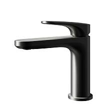 Cмеситель для раковины KNOTLOR KN-80/GM, вороненая сталь