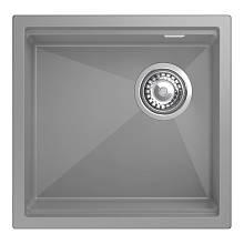 Кухонная мойка Rivelato LINO LN-454-R, серый металлик