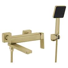 Смеситель для ванны Fmark FS8724-22C, матовое золото
