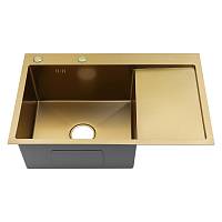 Мойка для кухни Fmark FSC6550C-L, матовое золото