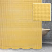 Штора для ванной комнаты Savol S-3DO, желтый