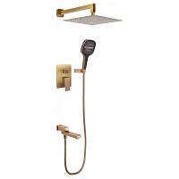 Душевая система встраиваемая Hansberge H6075BR, бронза