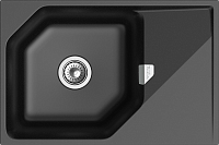 RIVELATO Мойка LOCUS 75  1-чаш 750*500 nero арт.