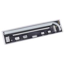 Универсальный карниз для ванной комнаты Savol SK-8050W, белый