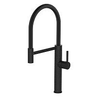 Смеситель для кухни с гибким изливом Esko Kitchen K51B, черный