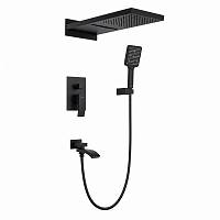 Душевая система встраиваемая GAPPO G7107-76, черный