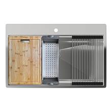 Кухонная мойка Rivelato Rinox 8050, нержавеющая сталь