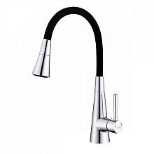 Смеситель для кухни с гибким изливом и режимом душ Prohanss P02.4406, хром