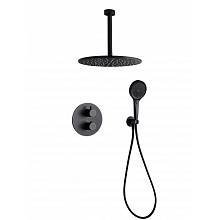 Душевая система встраиваемая FILARETE Роун FL1054BL, черный