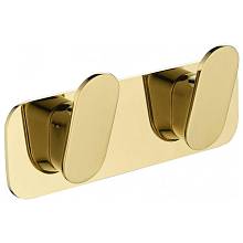 Планка с 2 крючками Grocenberg AC0052GO, золото