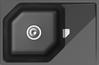 RIVELATO Мойка LOCUS 75  1-чаш 750*500 antracite арт.