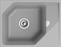 RIVELATO Мойка LOCUS 65  1-чаш 650*500 grigio metallizzato арт.
