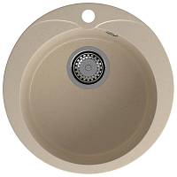 Кухонная мойка GranFest RONDO 480, кашемир