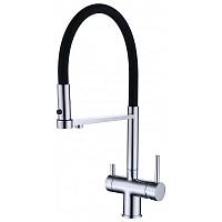 Смеситель для кухни с гибким изливом Grocenberg GB4095CR, хром