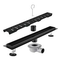 Трап для душа 60см Savol S-DL02H-60, черный