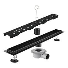 Трап для душа 60см Savol S-DL02H-60, черный