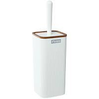 Ершик FIXSEN WHITE WOOD FX-402-5, белый/коричневый