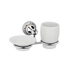 Мыльница+подстаканник Fixsen Bogema FX-78506+08