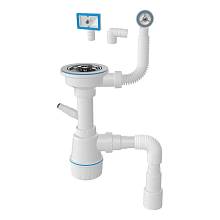 Сифон для кухонной мойки с переливом Nova NV1049