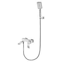 Смеситель для ванны Grocenberg GB8007WC, белый хром