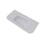 Раковина встраиваемая Knotlor ОБЛАКО FWB211000WY, матовый белый, 100 см