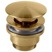 Донный клапан для раковины FILARETE FL75GL, золотой сатин