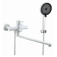 Смеситель для ванны Fmark FS8225W, белый