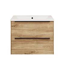 Тумба под раковину подвесная La Fenice Tesoro FNC-01-TES-DKK-80-2, коричневый