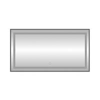 Зеркало с подсветкой LED Fixsen FX-2090F прямоугольное 90х70 см, графит