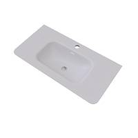 Раковина встраиваемая Knotlor ГРАЦИЯ FWB110900WY, матовый белый, 90 см