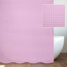 Штора для ванной комнаты Savol S-3DR, розовый