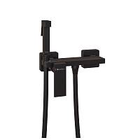 Гигиенический душ со смесителем Knotlor FHS02S0BL, черный