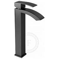 Смеситель для раковины высокий FILARETE Waterfall FL6010BG, графит