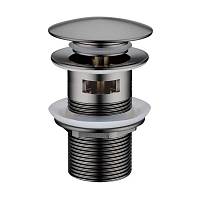 Донный клапан Maretti AC19P67660 с переливом, оружейная сталь