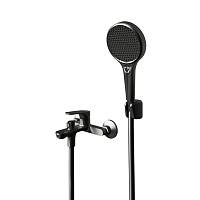 Смеситель для ванны Knotlor KN-82/GM, вороненая сталь