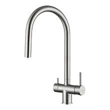 Смеситель для кухни с подключением фильтра Rivelato Trevi 2433505, нержавеющая сталь