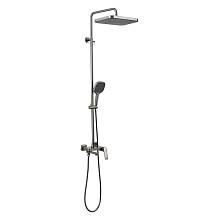 Душевая система GAPPO G2428-9, оружейная сталь