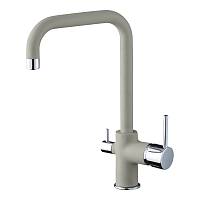 Смеситель для кухни с подключением фильтра Rivelato Tovel 9025203, топаз/хром