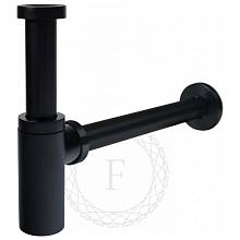 Сифон для раковины FILARETE FL70BL, черный