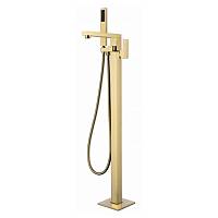 Смеситель напольный для ванны Groсenberg GB800MG, матовое золото