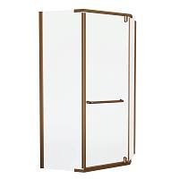 Душевой уголок Knotlor FCD100CG0RB 5-тиугольный 100х100х200, бронза