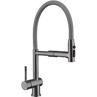 Смеситель для кухни с гибким изливом и режимом душ Fmark FS0152Q-06, графит