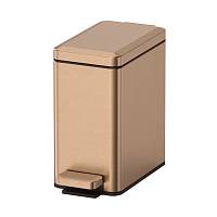 Мусорное ведро Raglo R361.606.33 с педалью для открывания, матовая медь