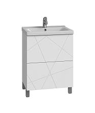 Тумба с раковиной напольная VIGO Geometry tn.bsf.GEO.FOS.50.2Y, 50 см