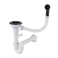 Сифон для кухонной мойки Rivelato 12PB2-P2A, черный