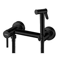 Гигиенический душ со смесителем ESKO SMH02 BLACK, черный