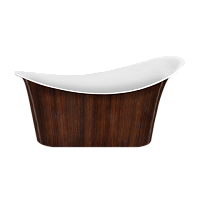 Акриловая ванна Lagard TIFFANY Brown wood
