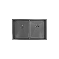 Кухонная мойка Rivelato 7444 U2, pvd черный