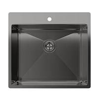 Кухонная мойка Rivelato Rinox 5450 PVD, черный